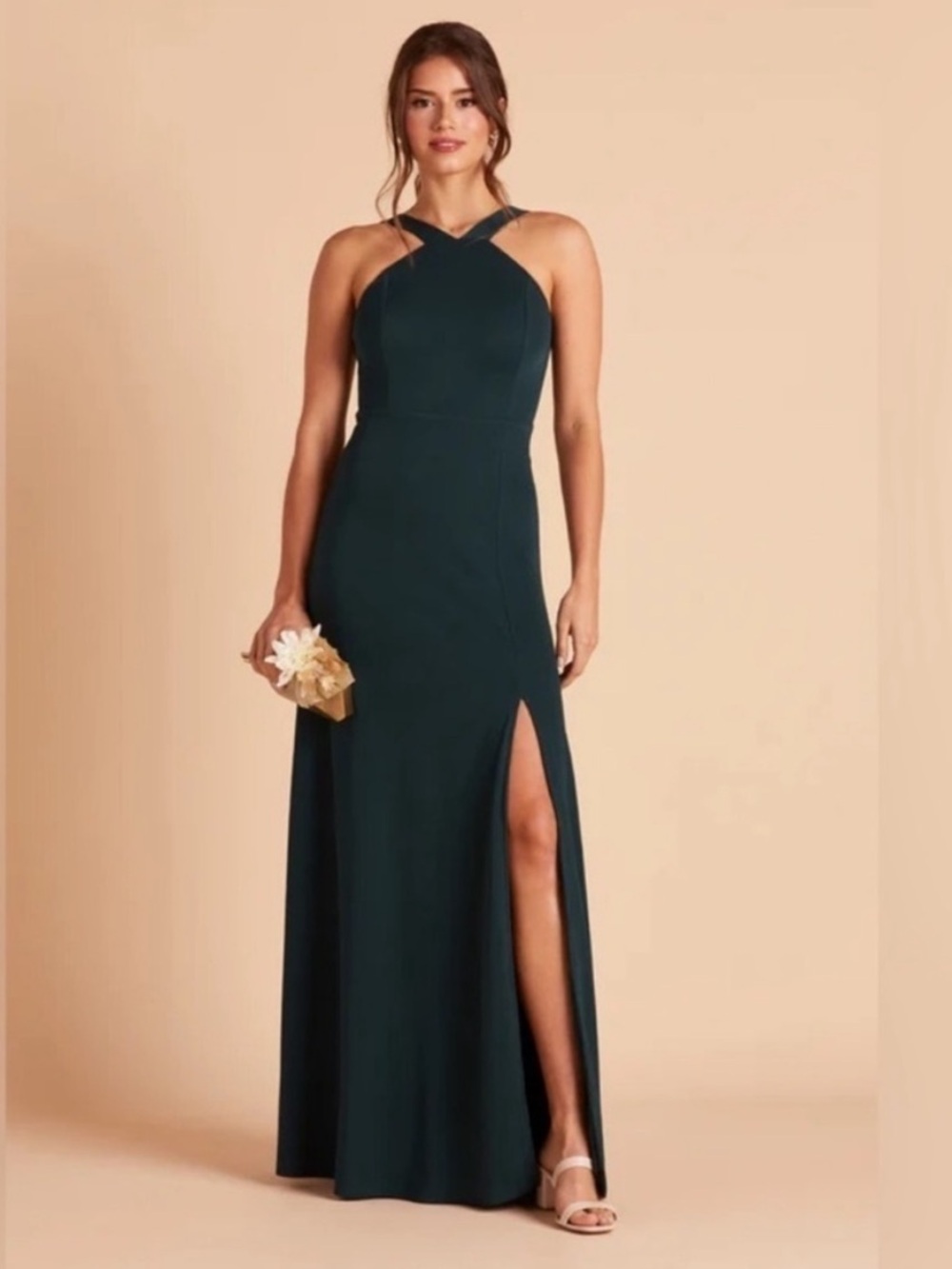 Birdy Grey Gene Crepe Dress - Emerald
